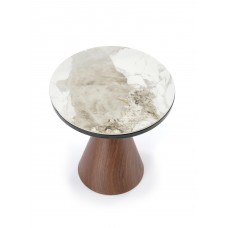 Apaļš marmora kafijas galdiņš GENESIS-S